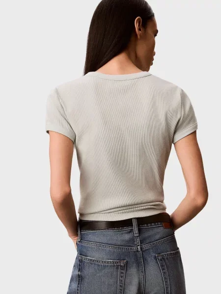Детская футболка Calvin Klein Jeans мятного цвета