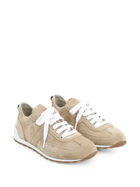 Sneakerși Brunello Cucinelli din piele de căprioară