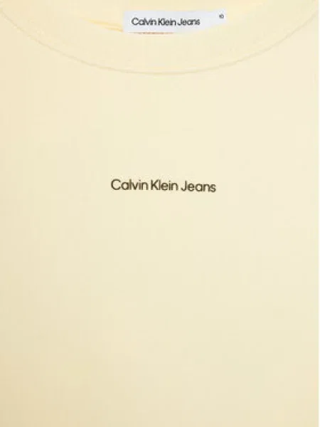 Calvin Klein Jeans Džemperis Monogram smėlio