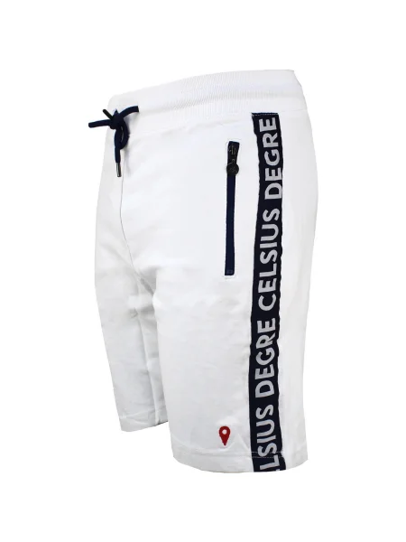 Pantaloni Degré Celsius scurte alb