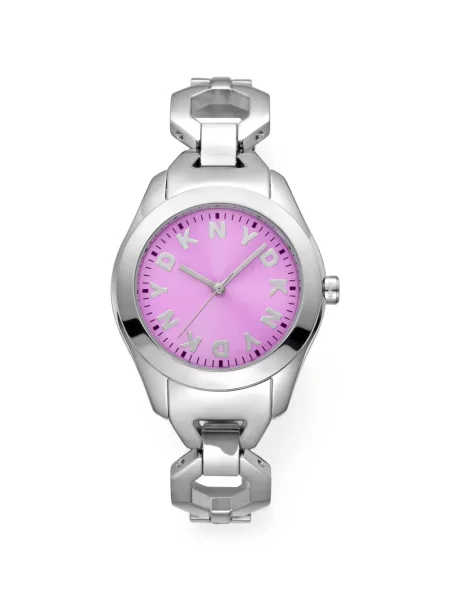 Ceas Dkny cu autograf violet