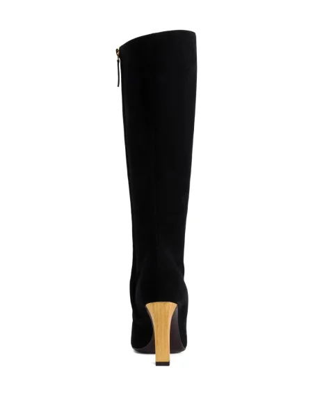 Μπότες Giuseppe Zanotti σουέτ μαύρο