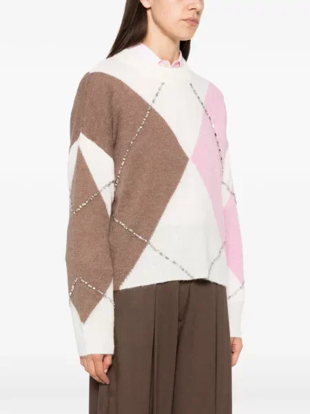 Pulover Liu Jo cu model argyle alb