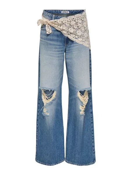 ONLY Jeans ONLCarrie ecru / denim albastru