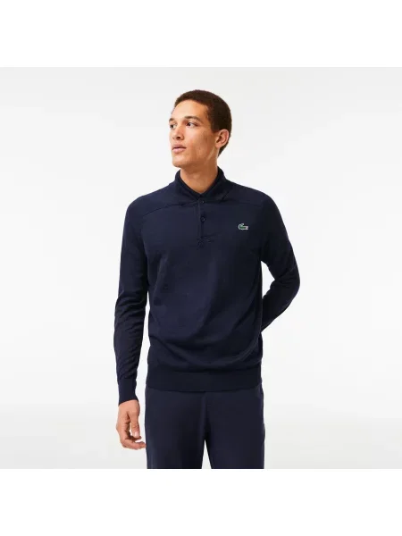 Lacoste Sport Wool Golf Sweater granatowy