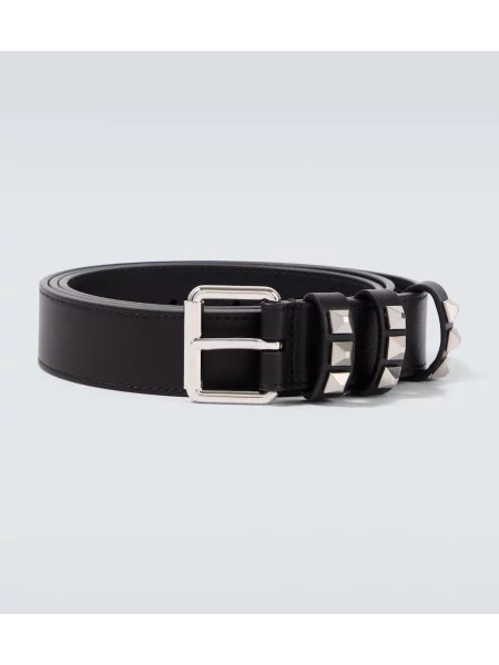 Curea Valentino Garavani din piele negru
