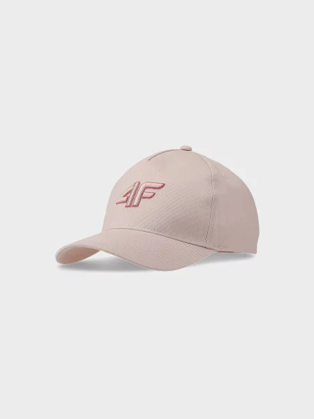 4F czapka z daszkiem bejsbolówka one size różowa