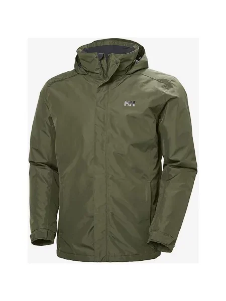 Ocieplana kurtka z kapturem Helly Hansen Dubliner w kolorze khaki w kolorze zielonym S zielona