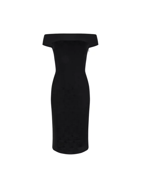 Sukienka Alexander Mcqueen bez ramiączek czarna