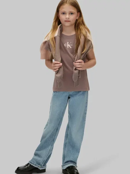 Calvin Klein Jeans тениска за деца от 2 броя розово
