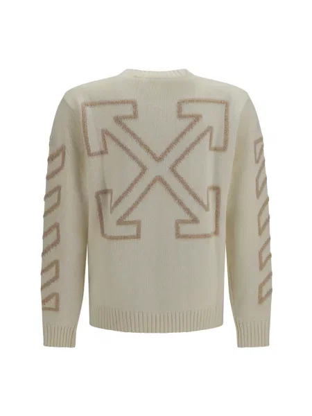 Sweter Off-white wełniany biały