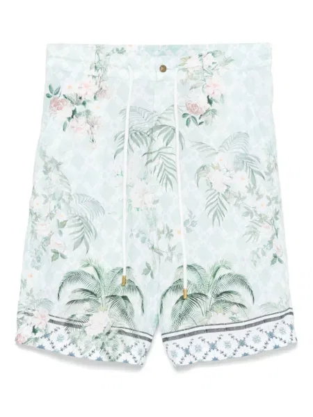 Kraťasy Camilla s potiskem zelené