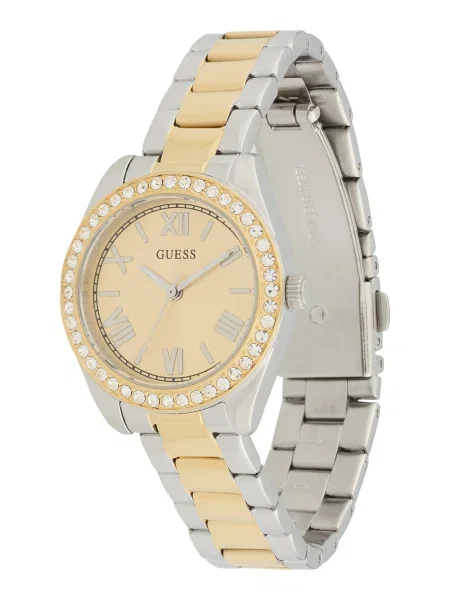 GUESS Ceas analogic Mini Luna auriu / argintiu