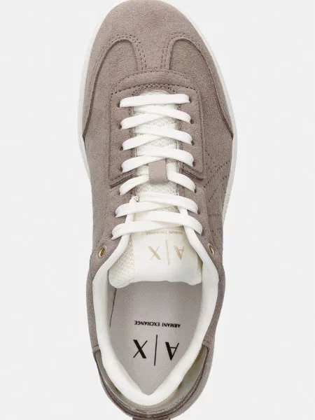 Замшевые кроссовки Armani Exchange