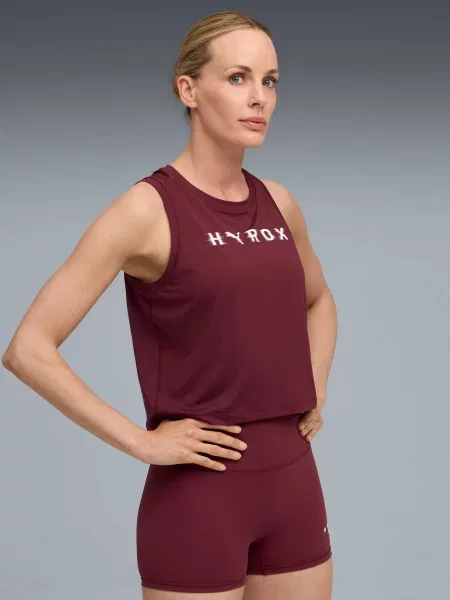 Укороченная тепловое майка Puma красная