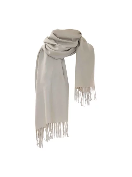 Szal Kocca wełniana elegancka beżowa