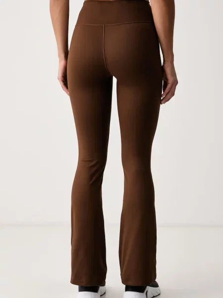 Nike legginsy sportowe One brązowe