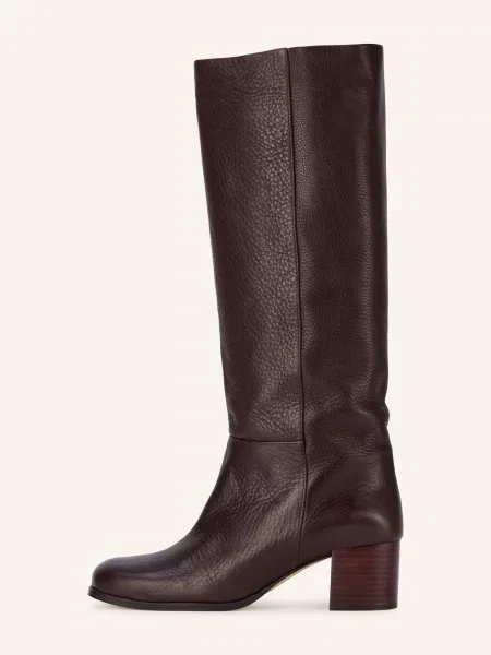 Toral Kozačky Paisley tmavě hnědá