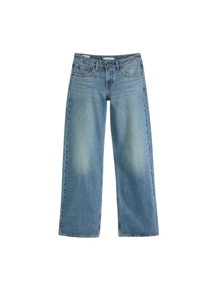 Szerokie jeansy Levi's niebieskie