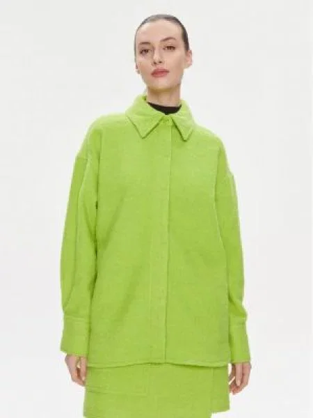 Samsøe Samsøe Демісезонна куртка Inez Oversize зелений