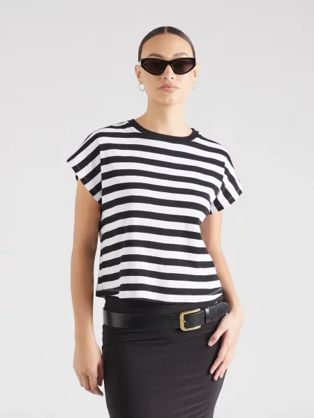 ABOUT YOU Tricou Melody negru alb