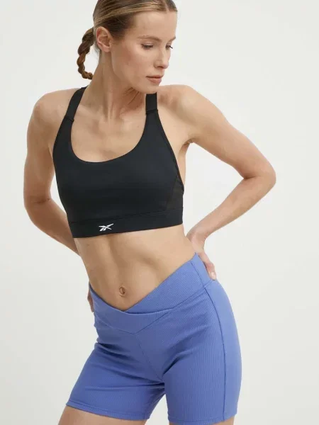 Športová podprsenka Reebok LUX Collection čierna