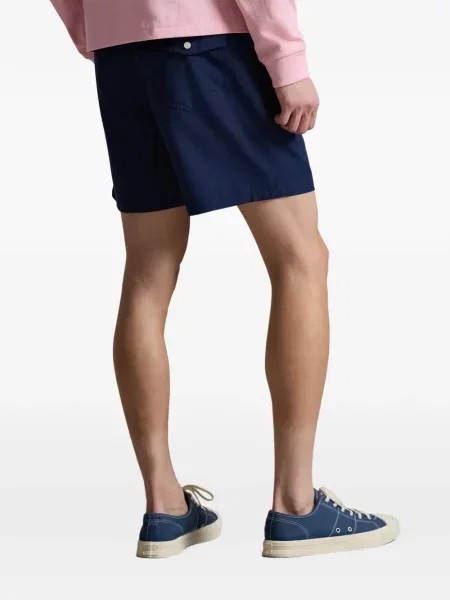 Ριγέ δερμάτινος κάλτσες Polo Ralph Lauren με κορδόνι μαύρο