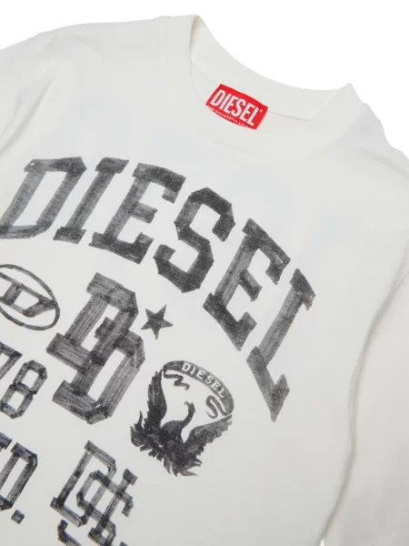 Koszulka dziecięca Diesel biała