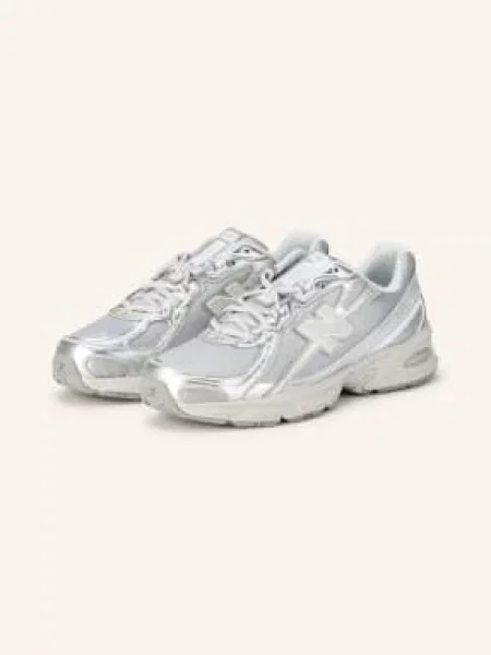 Trampki New Balance Metallic Silver/ Metallic Silver EUR 45 białe