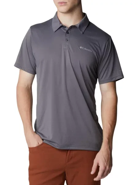 Tricou polo Columbia gri