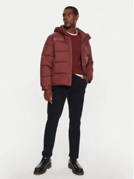 Tommy Hilfiger Vatovaná bunda Bordó