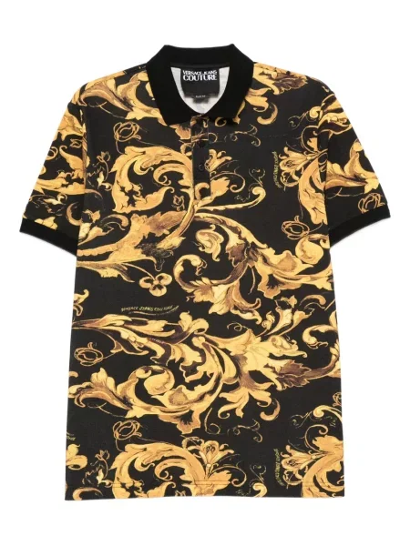 Polo Versace Jeans Couture cu imagine negru