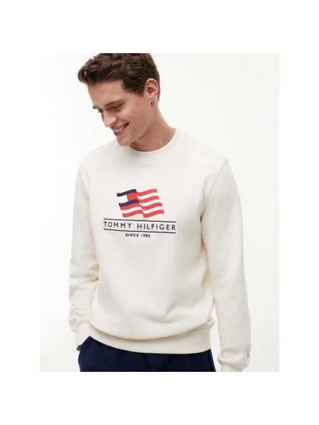 Tommy Hilfiger Hanorac Main Flag deschis bej