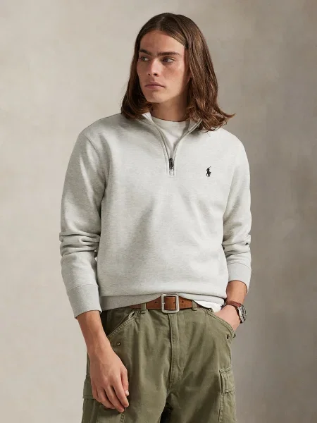 Polo Ralph Lauren Mikina svetlosivá čierna