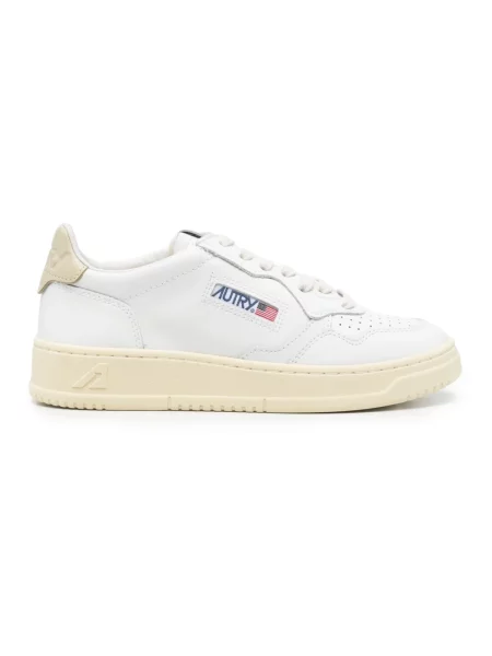 Sneakersy Autry skórzane białe