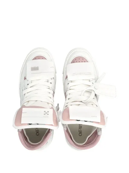 Δερμάτινα sneakers Off-white λευκό