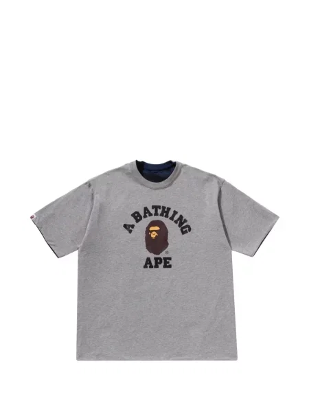 Terepmintás póló A Bathing Ape® nyomtatás szürke