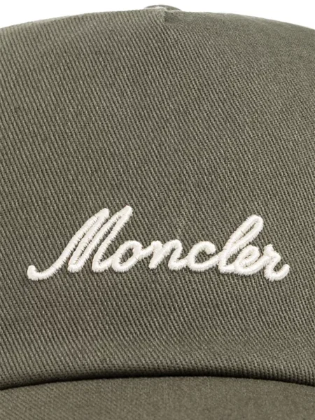 Șapcă Moncler cu broderie verde