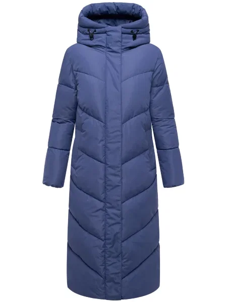 MARIKOO Palton de iarnă violet albastru