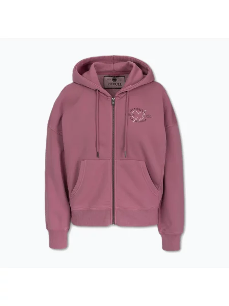 Bluza Pitbull Manzanita Heart Hooded Zip Sweatshirt pink różowa