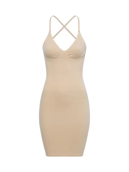 Magic Bodyfashion Sukienka Modelująca Low Back/ Low Front beige beżowa