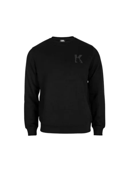 Bluza nierozpinana Karl Lagerfeld czarna