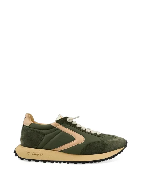 Sneakerși Valsport din piele de căprioară verde