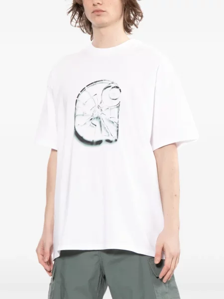 Μπλούζα Carhartt Wip με σχέδιο λευκό