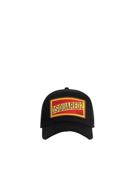 Czapka z daszkiem Dsquared2 czarna