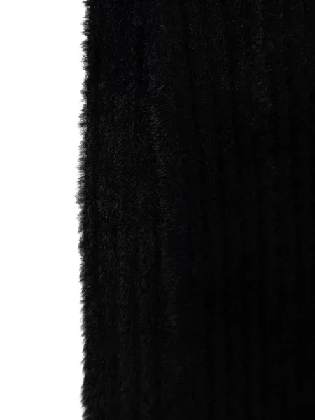 Шал Karl Lagerfeld Jeans бродиран черно