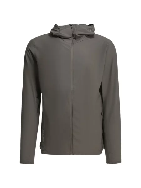 Geacă Houdini Sportswear cu glugă gri