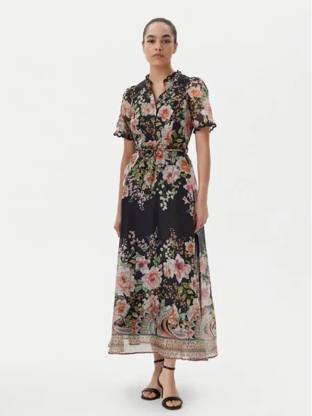 Hale Bob Літня сукня with silk чорний