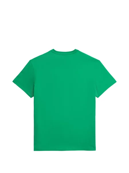 Tricou polo Polo Ralph Lauren cu autograf cu 5 buzunare în carouri gri