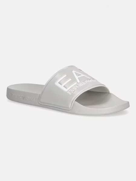 Emporio Armani natikači bazenski siva